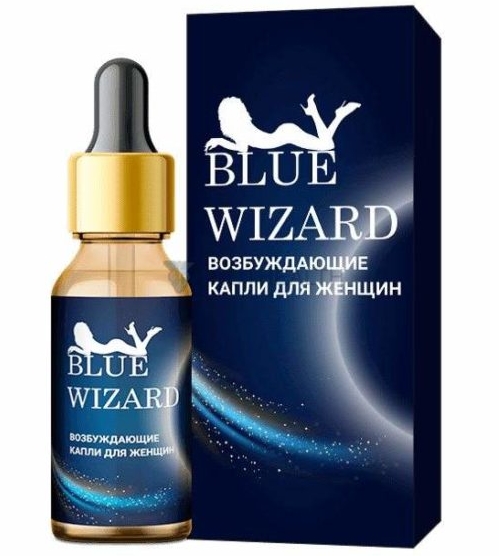 Blue Wizard возбуждающие капли для женщин  